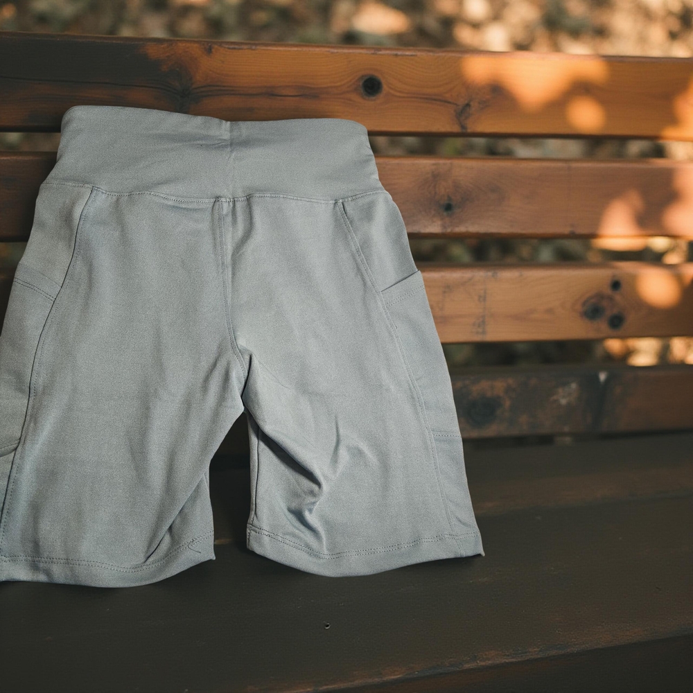 NWOT Greenish Gray Women's Athletic Shorts Size XL